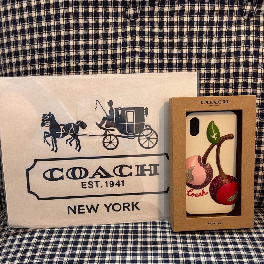 Coach 3D  Cherry Design iPhone Case